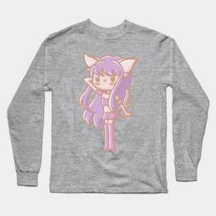 Mew Pam kawaii fan art Long Sleeve T-Shirt